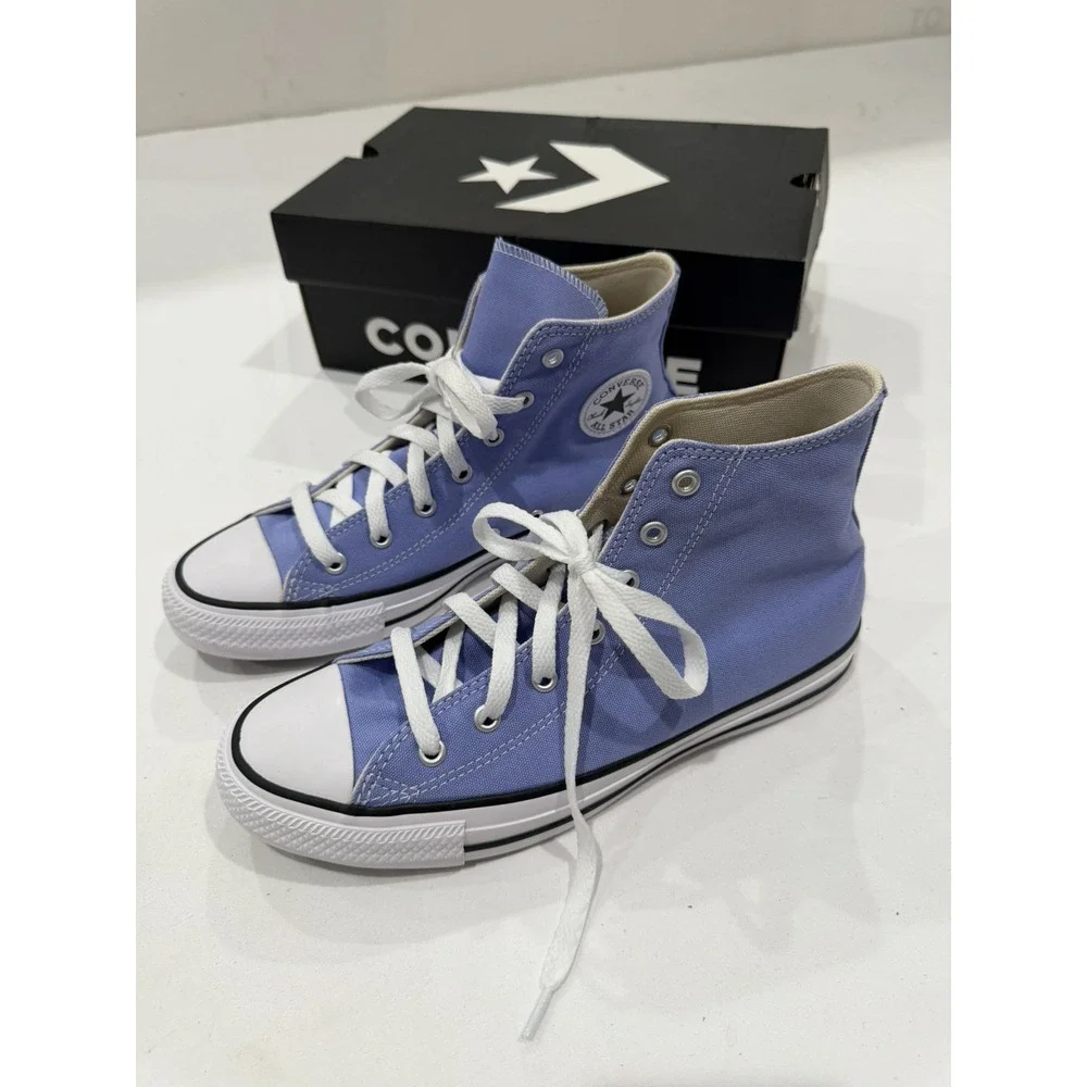 Converse Taylor All-Star Very Peri Size 6 Purple Canvas High-Top Sneakers Shoes